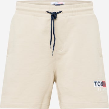 Tommy Jeans - Calças em bege: frente