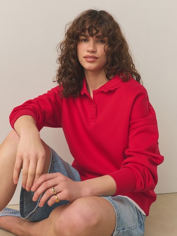 Next Sweatshirt in Rood: voorkant