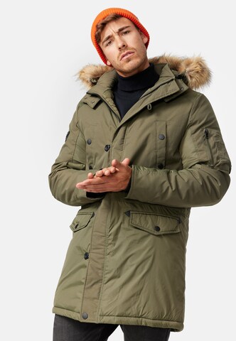 INDICODE JEANS Winterparka 'Jarl' in Grün