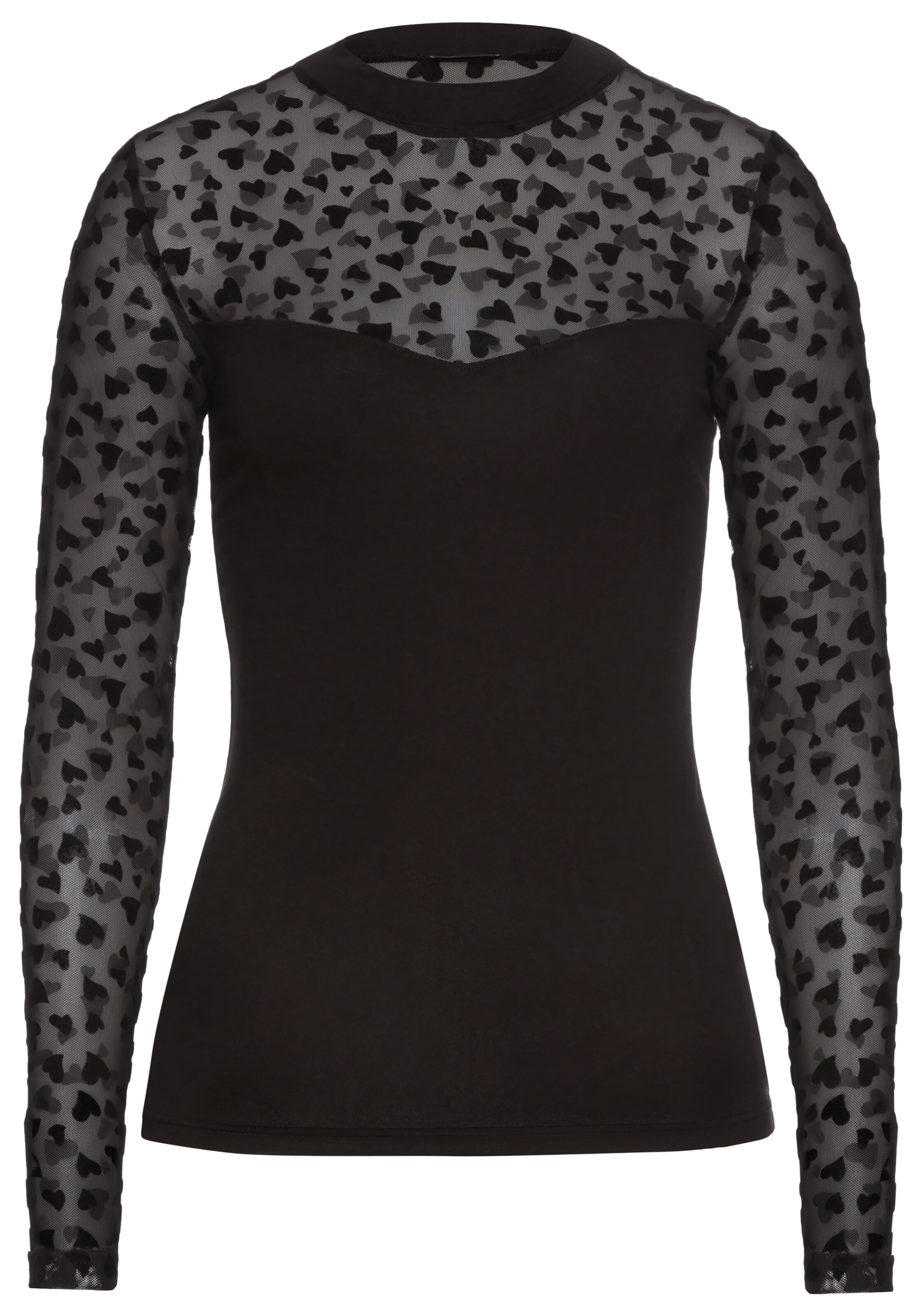 LAURA SCOTT Shirt in Schwarz: Vorderseite
