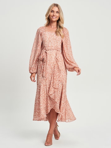 Tussah Dress 'SOFFIA' in Beige: front