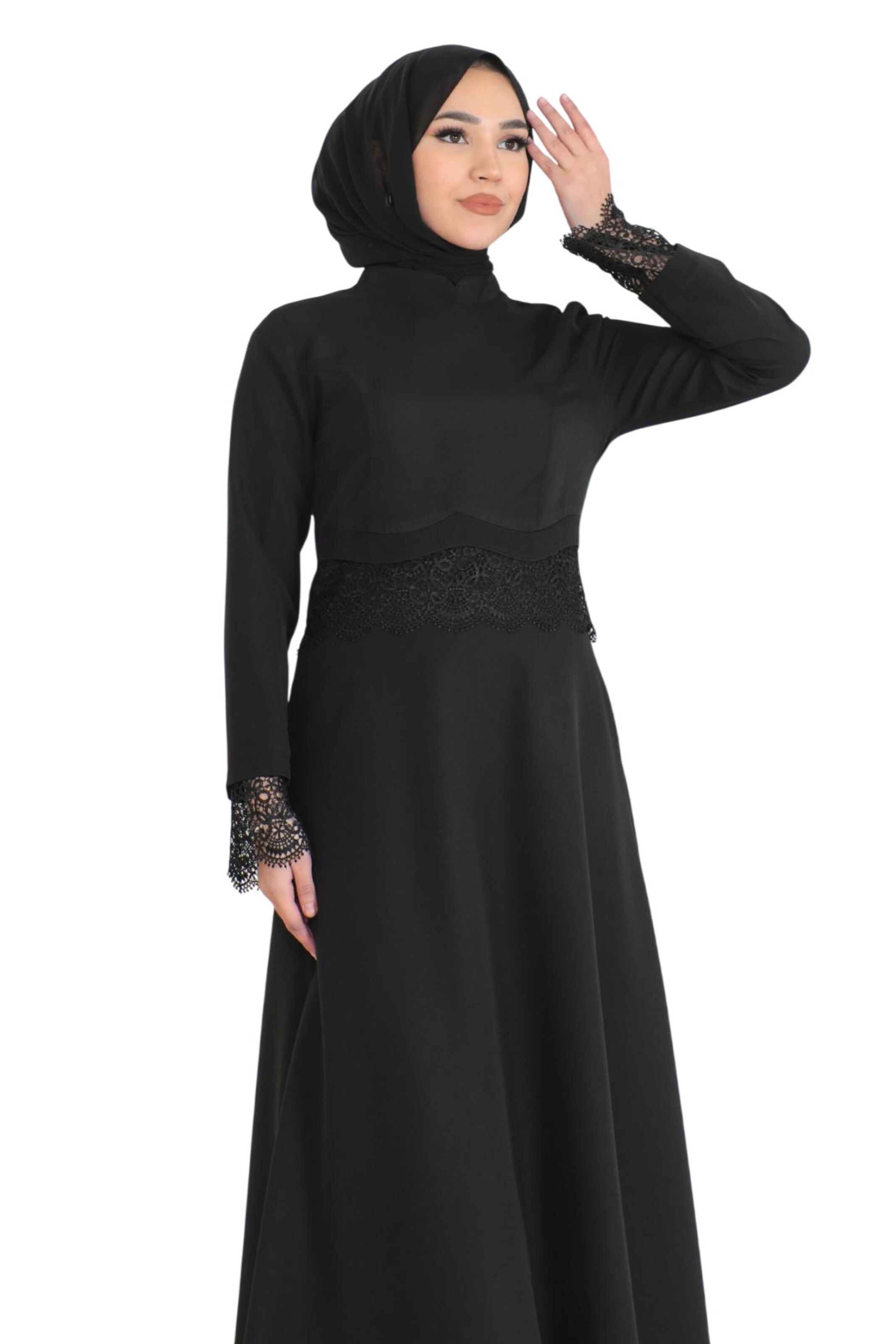 MODAMIHRAM Jurk in Zwart