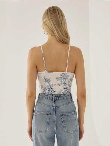 Hiccup - Camisa body em bege