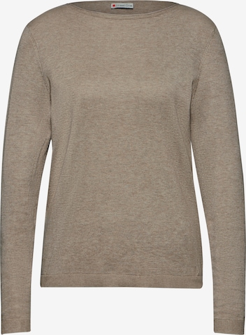 STREET ONE Sweater in Beige: front