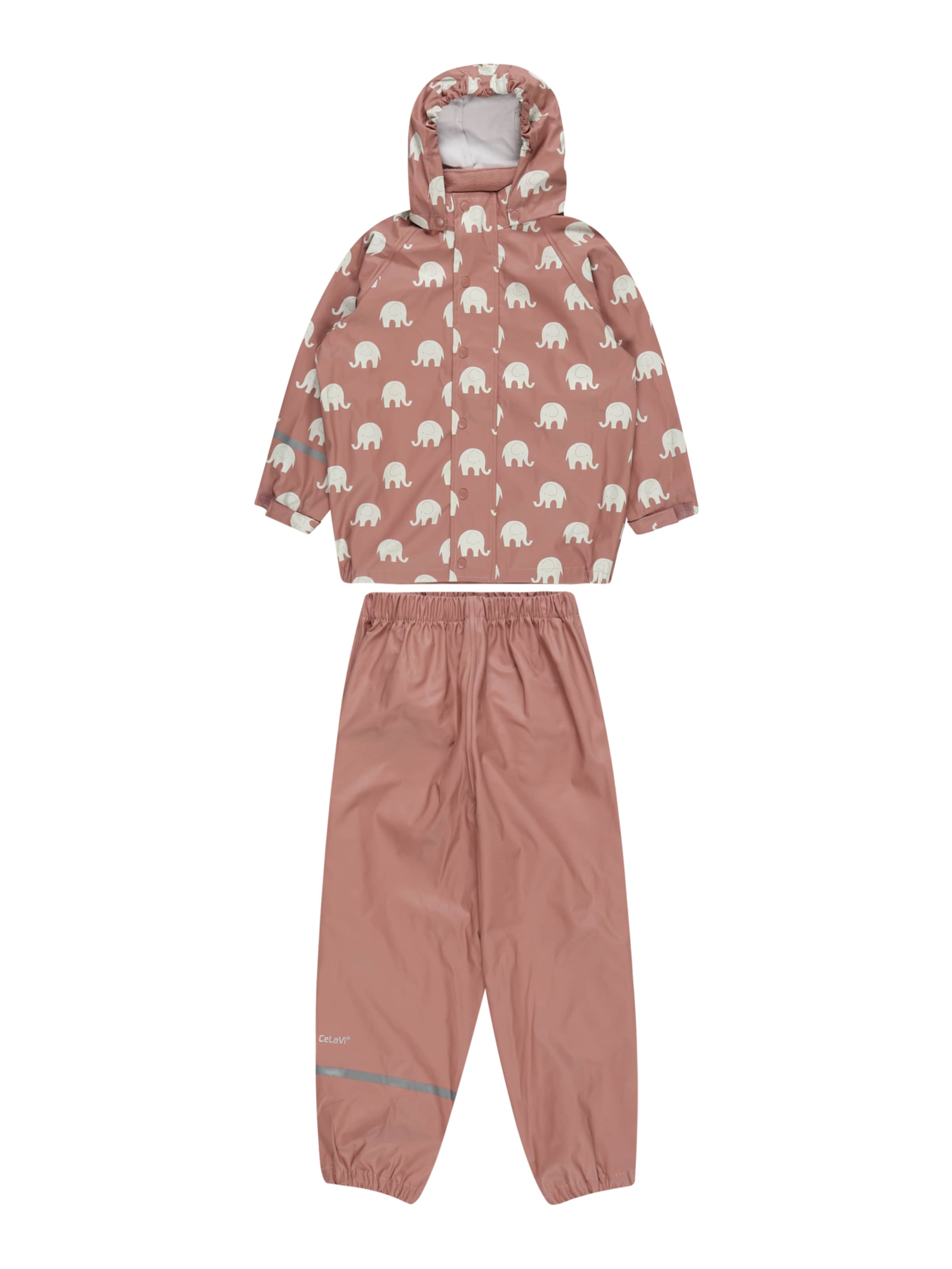 CeLaVi Функционален костюм 'Elephant' в розово: отпред