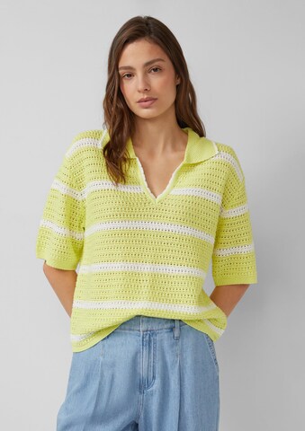 s.Oliver Sweater in Yellow: front