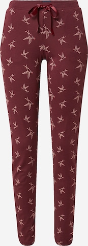 SCHIESSER Pajama pants ' Mix+Relax ' in Red: front