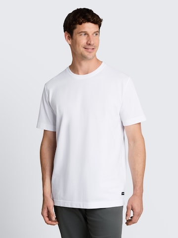 T-Shirt TOM TAILOR en blanc : devant