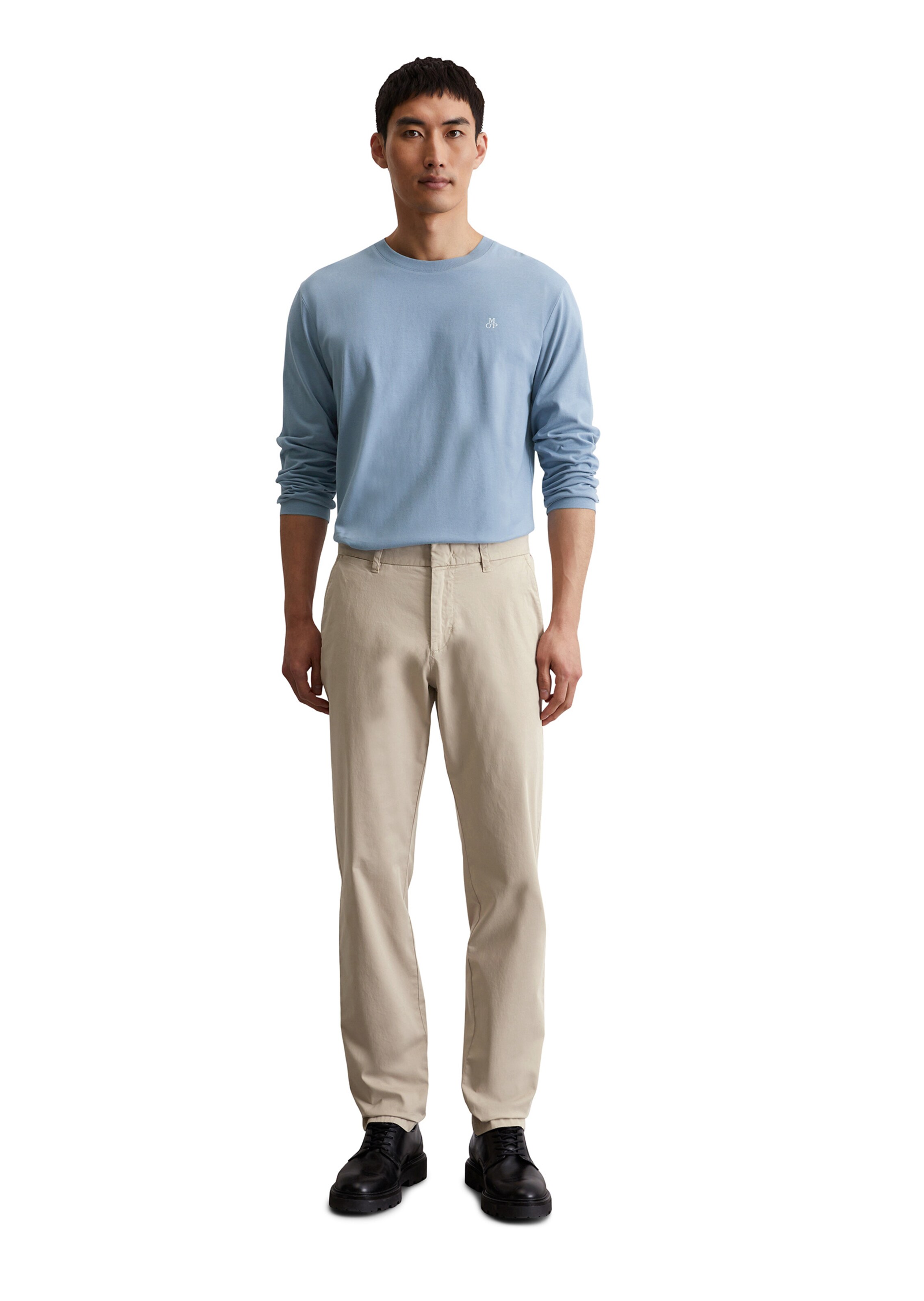Marc O'Polo Tapered Chino trousers 'Osby ' in Grey