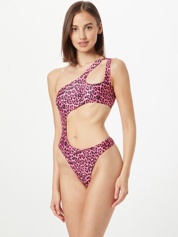 VIERVIER Swimsuit 'Juliana' in Pink: front