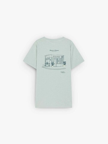 Scalpers Shirt 'Books' in Green