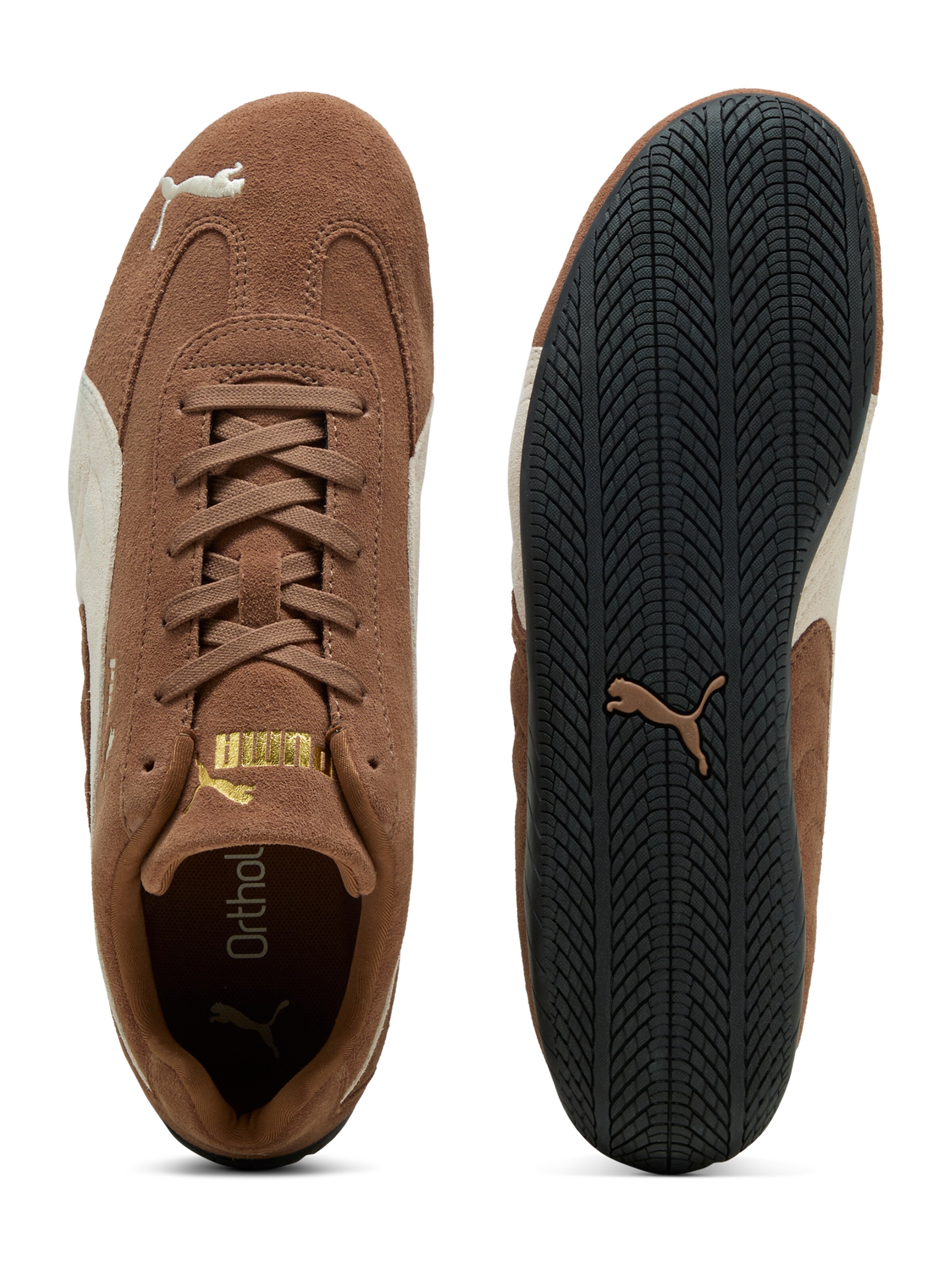 PUMA Αθλητικό παπούτσι 'Speedcat' σε καφέ