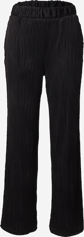 VILA Широка кройка Панталон 'VIAZURE' в черно: отпред