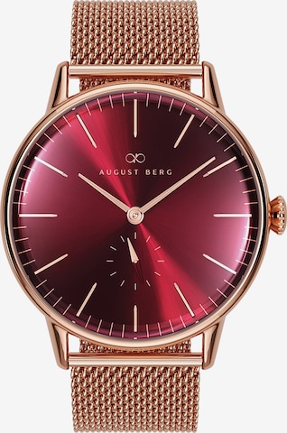 August Berg Analoog horloge 'Serenity' in Goud: voorkant