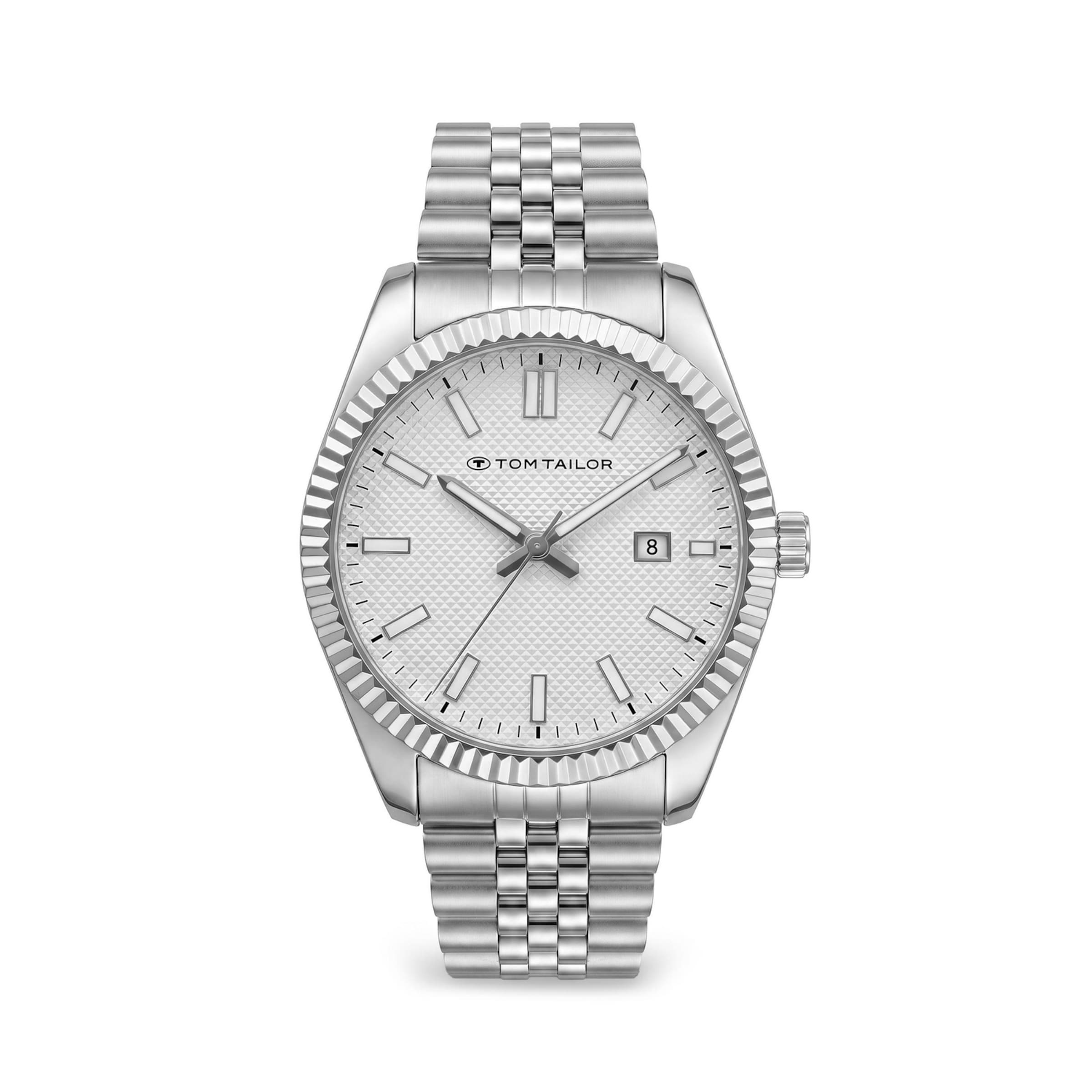 TOM TAILOR Uhr in Silber: Vorderseite