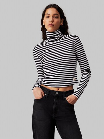 Calvin Klein Jeans - Camiseta en negro: frente