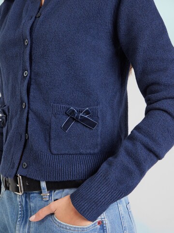 HOLLISTER Πλεκτή ζακέτα σε μπλε