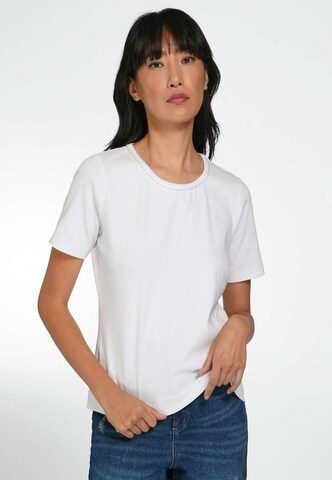 T-shirt Basler en blanc : devant