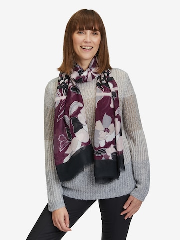 Betty Barclay Scarf in Purple: front