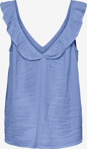 PIECES Top 'Lelou' in Blue