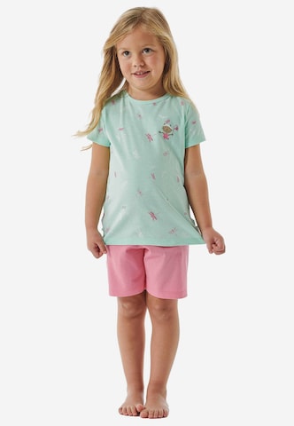 SCHIESSER Pajamas in Green: front