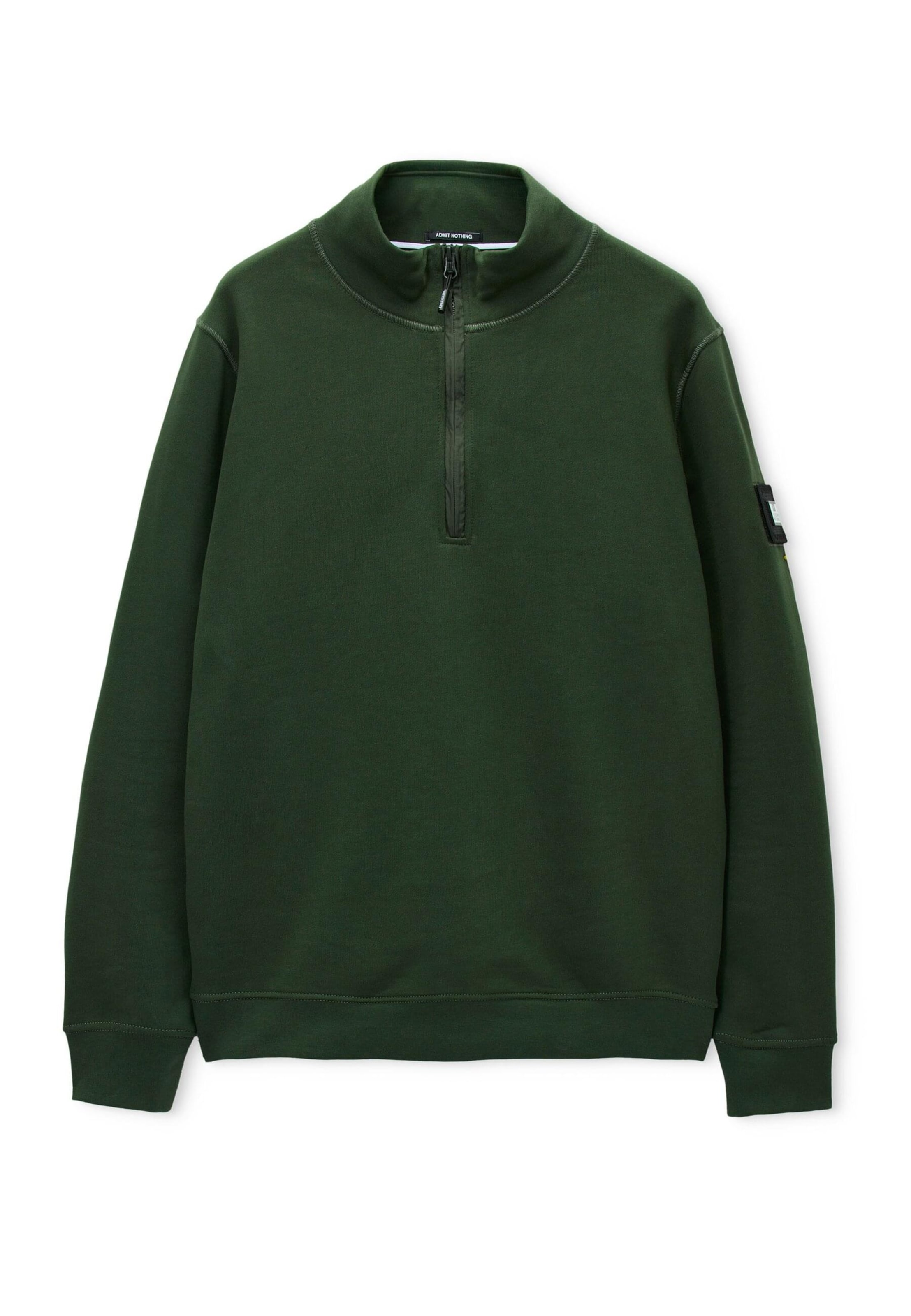 Weekend Offender Sweatshirt 'Kraviz' in Grün: Vorderseite