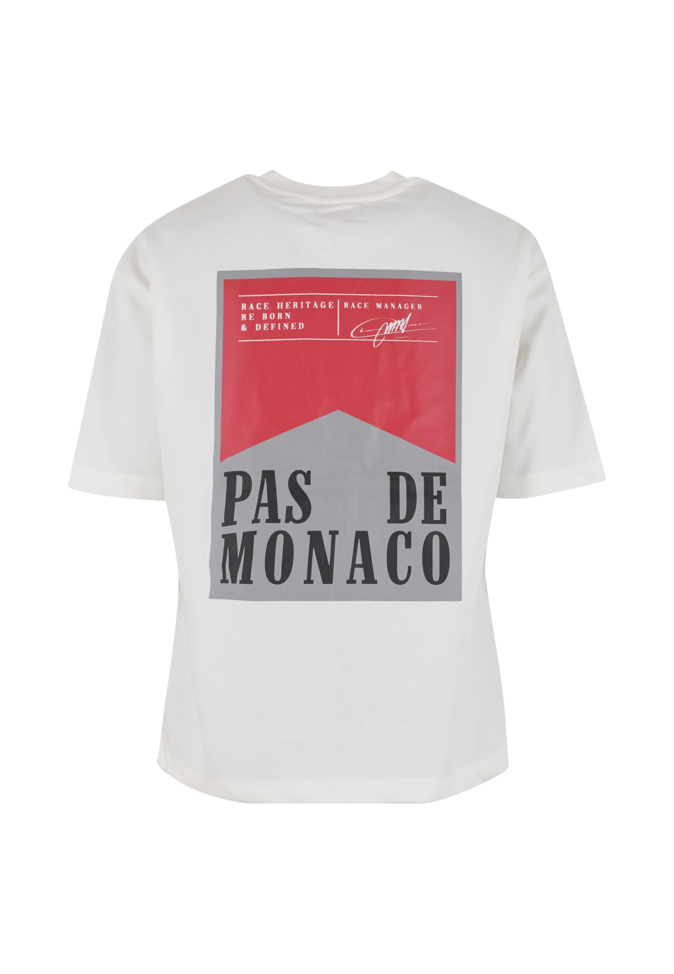 T-Shirt 'Wrapper' Pas De Monaco en blanc