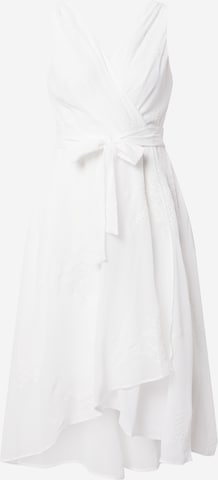 DKNY Cocktail Dress in White: front