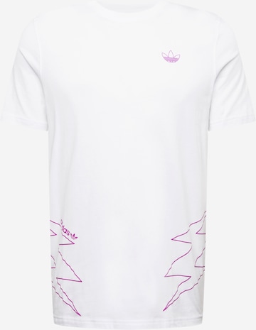 ADIDAS ORIGINALS T-Shirt 'LIGHTNING' in Weiß: predná strana