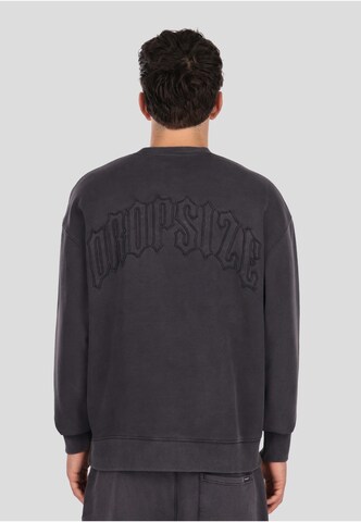 Dropsize Sweatshirt in Schwarz: Vorderseite