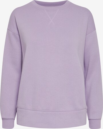 Sweat-shirt 'Holma' Oxmo en violet : devant