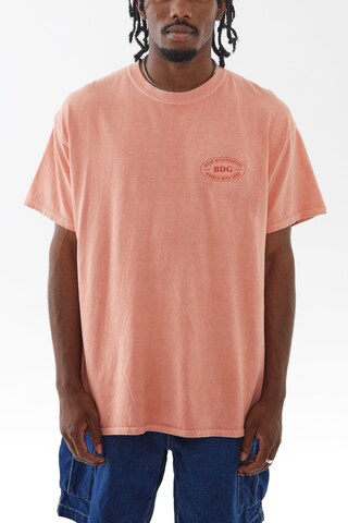 T-Shirt BDG Urban Outfitters en orange : devant