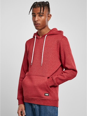 Urban Classics Sweatshirt in Rood: voorkant