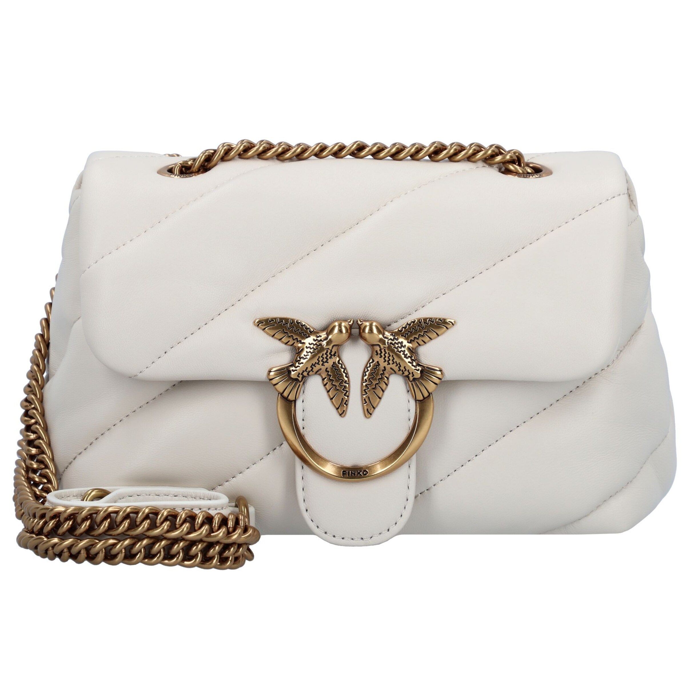 Borsa a tracolla di PINKO in beige: frontale