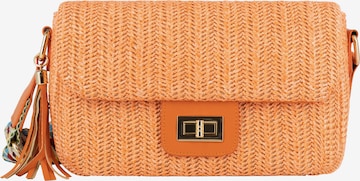 IZIA - Bolso de hombro en naranja: frente