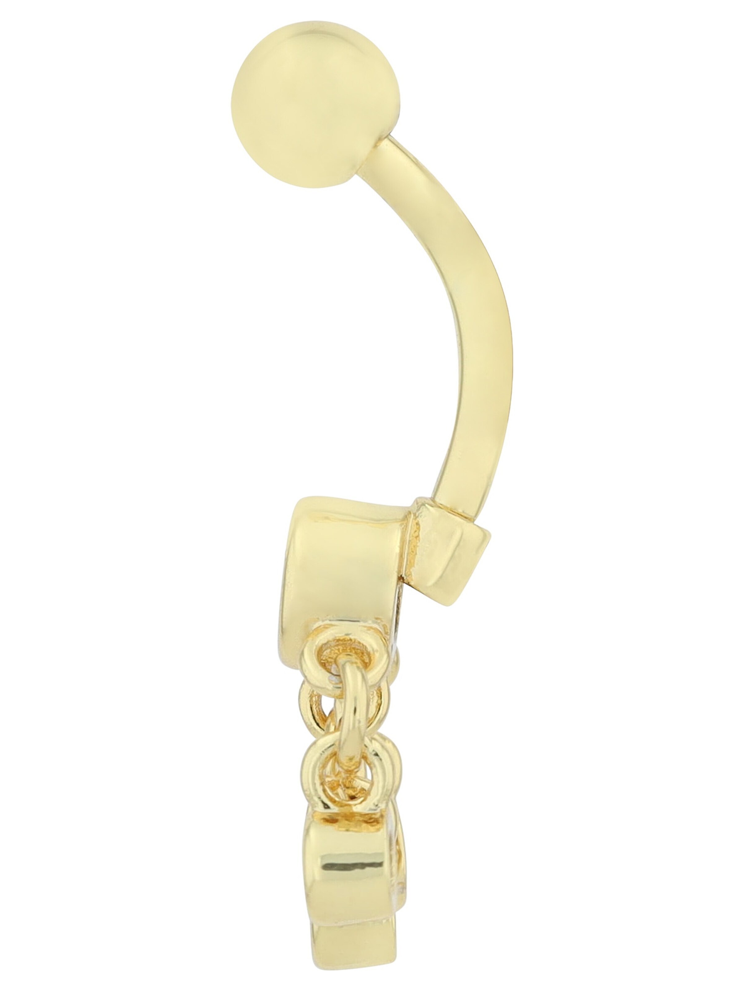 Akzent Piercingschmuck 'Zirkonia'‌‌‌‌‌‌‌ in Gold