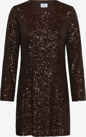 SAINT TROPEZ Kleid in Braun: Vorderseite