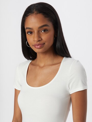 Gina Tricot T-Shirt 'Alma' in Weiß
