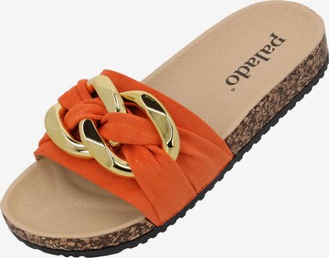 Palado Mules 'Geofo' in Orange: front