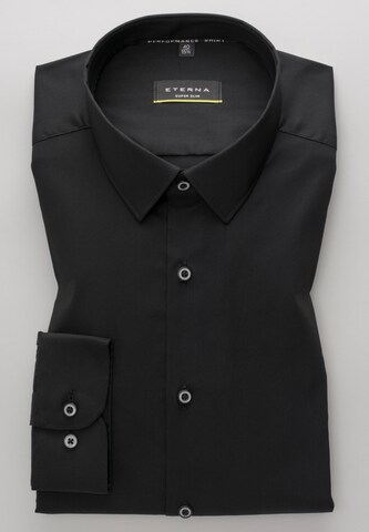 Coupe slim Chemise business ETERNA en noir