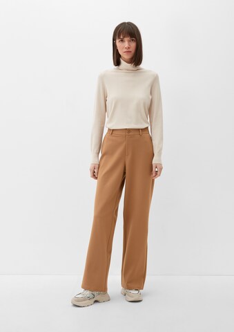 s.Oliver Wide leg Trousers in Brown