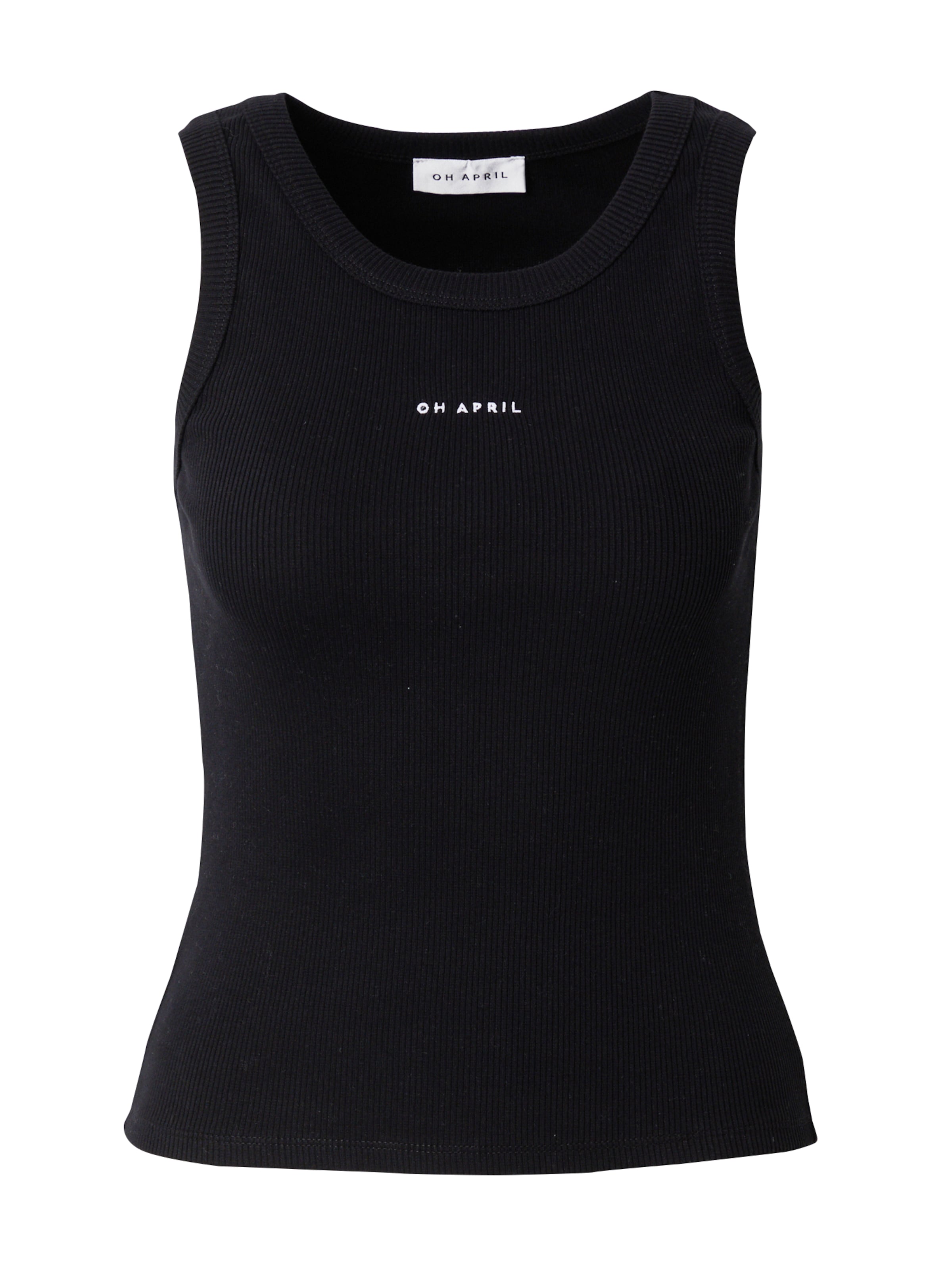 OH APRIL Τοπ 'Dara' σε μαύρο: μπροστά