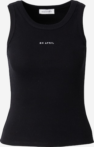 OH APRILTop 'Dara' - crna boja: prednji dio