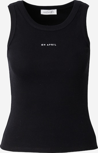 OH APRIL Топ 'Dara' в Черный / Белый, Обзор товара