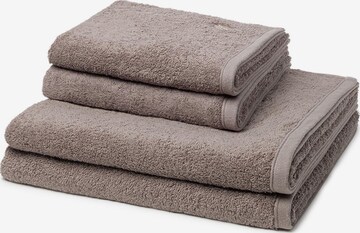 ROSS Handtuch 'Vita' in Grau: Vorderseite