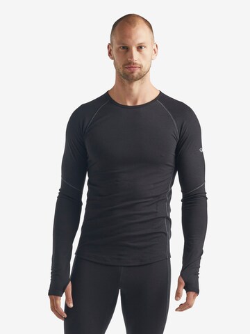 ICEBREAKER Performance Shirt '150 Zone' in Black: front