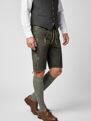 regular Pantaloni per costume tradizionale 'Sigl' di STOCKERPOINT in grigio: frontale