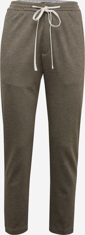 DRYKORN Tapered Trousers 'JEGER' in Brown: front