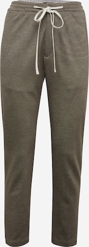 DRYKORN Tapered Pants 'JEGER' in Brown: front