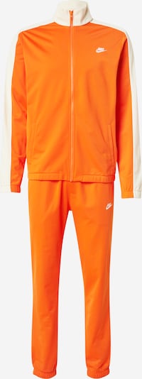 Nike Sportswear Juoksupuku 'CLUB' värissä oranssi / valkoinen, Tuotenäkymä